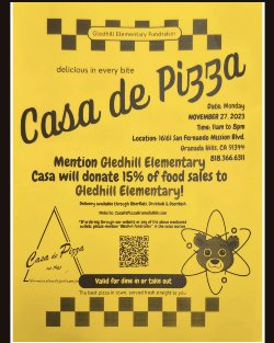 Casa de Pizza Flyer